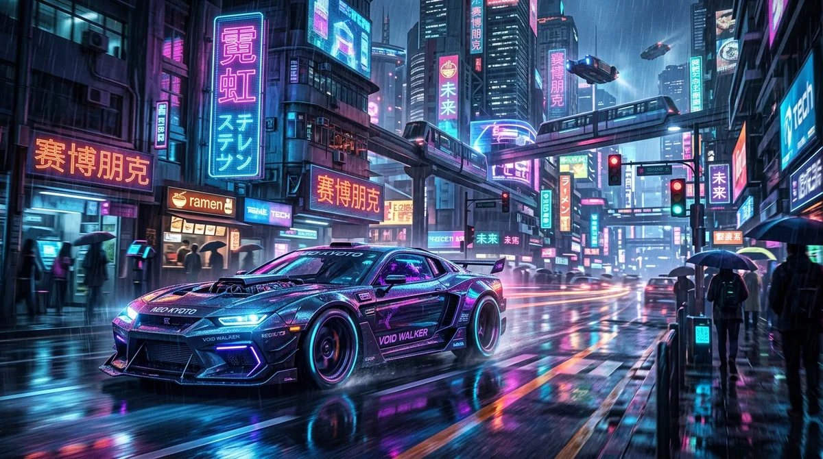 Car AI Cinematic wallpapers example 6